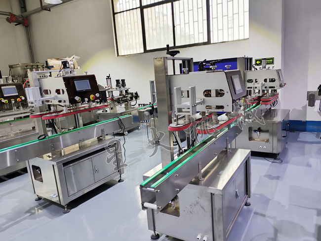 星火全自動旋蓋機設備展示